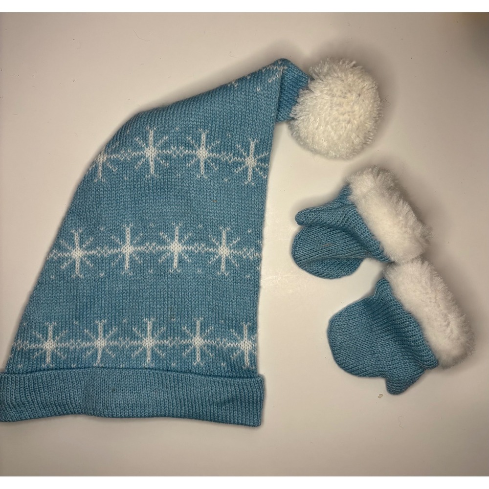 American Girl 18" Doll Retired Maryellen Ice Skating Outfit Hat & Mittens